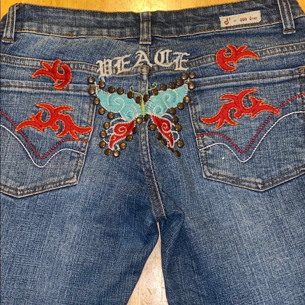 Vintage blue jeans